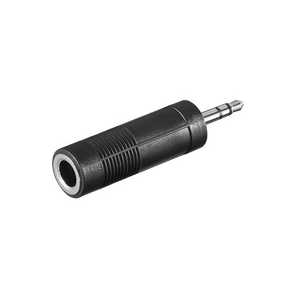 Adaptador Stereo jack 3.5 - 6.3