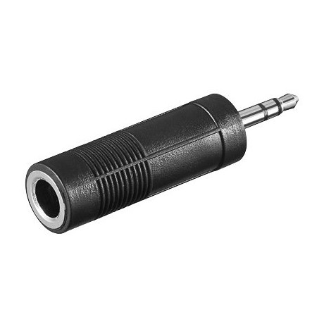 Adaptador Stereo jack 3.5 - 6.3