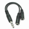 Adaptador Stereo 3.5 - 2x3.5