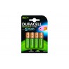 Pilhas recarregáveis Duracell AA 2500mAh