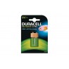 Pilha recarregável Duracell 9V