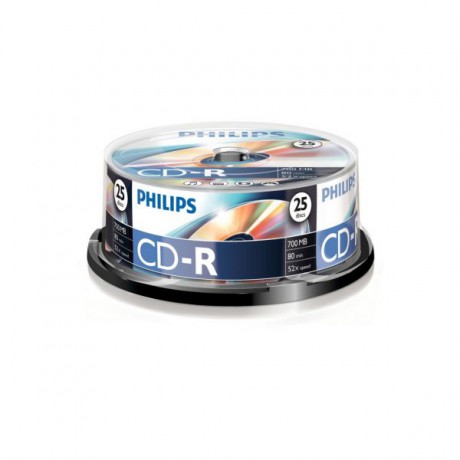 Philips CD-R 80Min 700MB 52x Cakebox