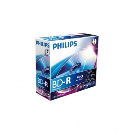 Philips Blu-Ray Recordable 25GB 6x Jewel Case