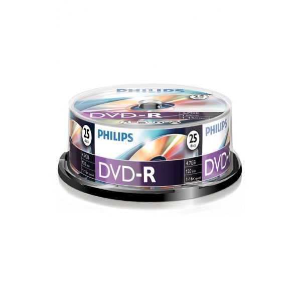 Philips DVD-R 4,7GB 16x Cakebox