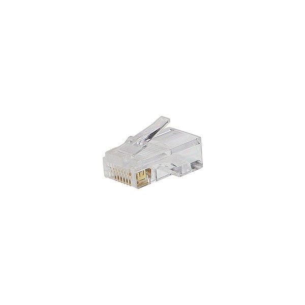 Fichas RJ45 para "solid wire" 100unid