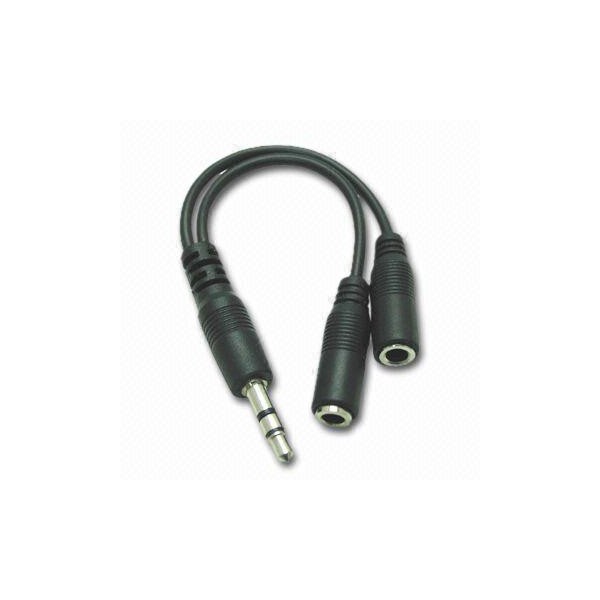 Adaptador Jack 3.5mm - 2x 2.5mm