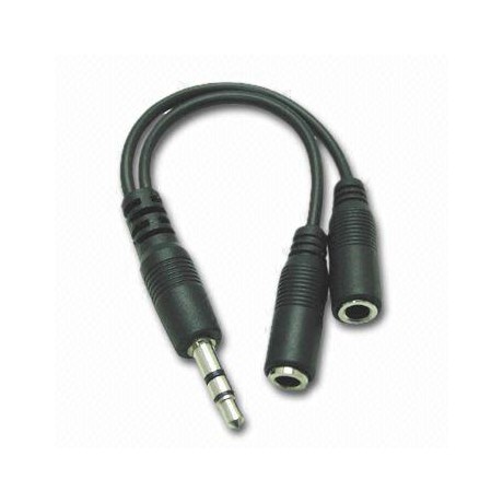 Adaptador Jack 3.5mm - 2x 2.5mm