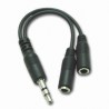 Adaptador Jack 3.5mm - 2x 2.5mm