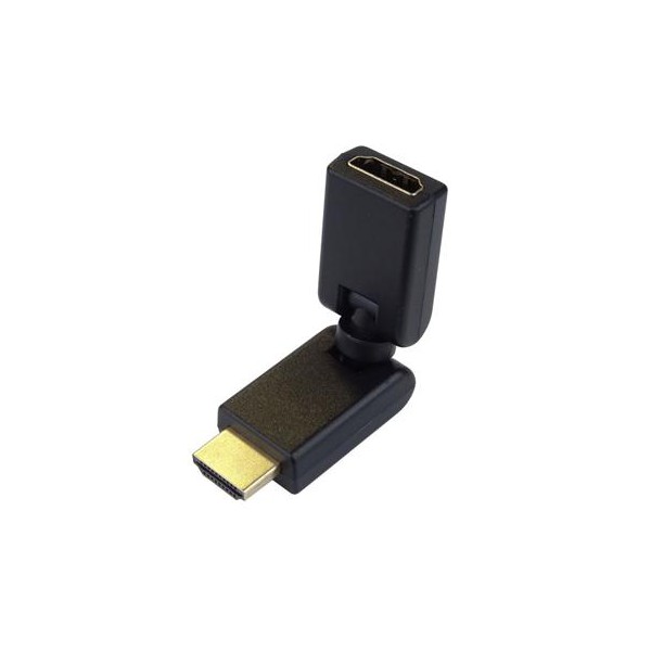 Adaptador HDMI - HDMI Rotação 360º gold