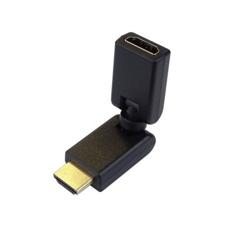 Adaptador HDMI - HDMI Rotação 360º gold