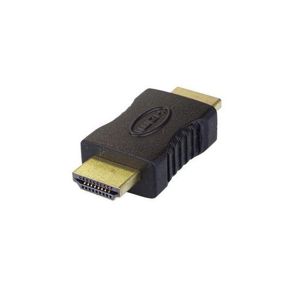Adaptador HDMI - HDMI M/M gold