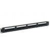 Painel transferência 24 portas UTP Cat 5E